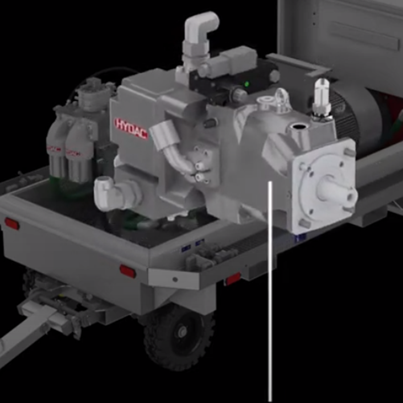 Hydraulic ground support unit HT2000 for aircraft maintenance