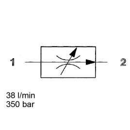 2-Way Flow Regulator, Pressure Compensated - SAE-10, SR10-01