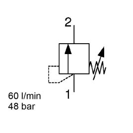 Direct Acting, Poppet Type, Metric Cartridge - DB10120A-13X