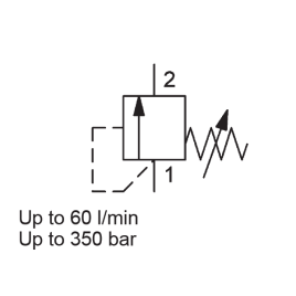 DIRECT ACTING, POPPET TYPE, METRIC CARTRIDGE - DB10-01