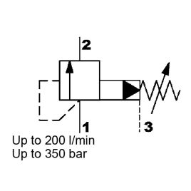 Spool Type, Pilot Operated, Metric Cartridge - DB12121PE-01