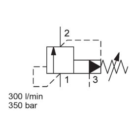 Spool Type, Pilot Operated, SAE-16 Cartridge - DB16SPF