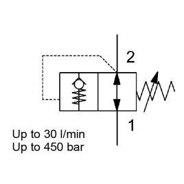 Direct Acting, Poppet Type, Metric Cartridge - Dmm10121
