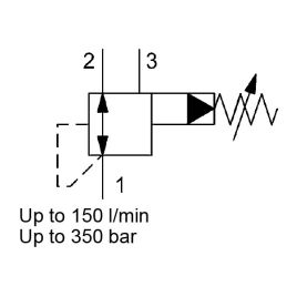 Pilot Operated, Spool Type, Metric Cartridge - DRM10130P-01