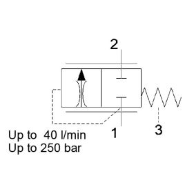 Direct Acting, Bypass Spool Type, Metric Cartridge - DWM08130Z
