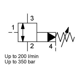 Pilot Operated, Spool Type, Metric Cartridge - DZM12131PE