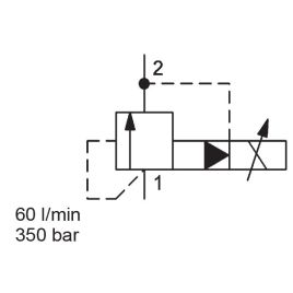 Pilot Operated, Spool Type, SAE-08 Cartridge - PDB08P-01