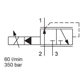 Pilot Operated, Spool Type, SAE-08 Cartridge - PDR08P-01