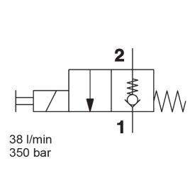 Pilot Operated, Poppet Type, Spring-Return - WS08Z-01J