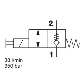 Pilot Operated, Poppet Type, Spring Return - WS08ZR-01J