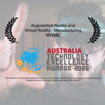 HYDAC Wins 2025 Australian Technology Excellence Award for Augmented and Virtual Reality