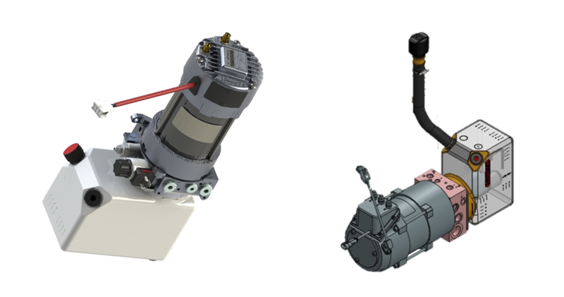 Variable-speed compact power units